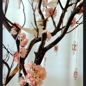 Set of 2 - 24&quot; Tall Natural Manzanita Real Wood Branches Centerpiece Reception Table Tree Party Event