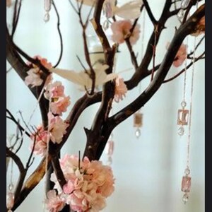Set of 2 -16&quot; Tall Natural Manzanita Branches Centerpiece Reception Table Tree Party Event