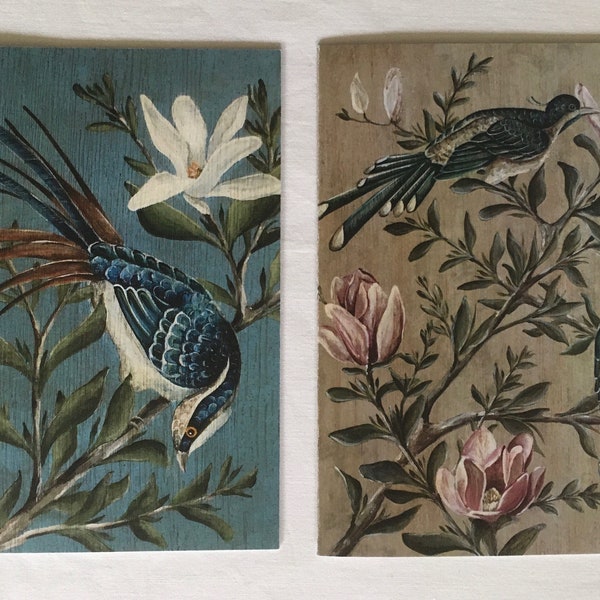 Set of 2 Bird Greetings Cards