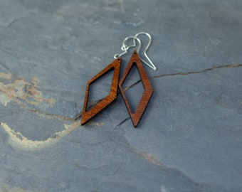 Turnt Tables Bolivian Rosewood Earrings