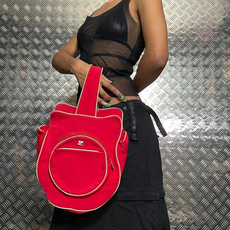 Courreges red bag image 2