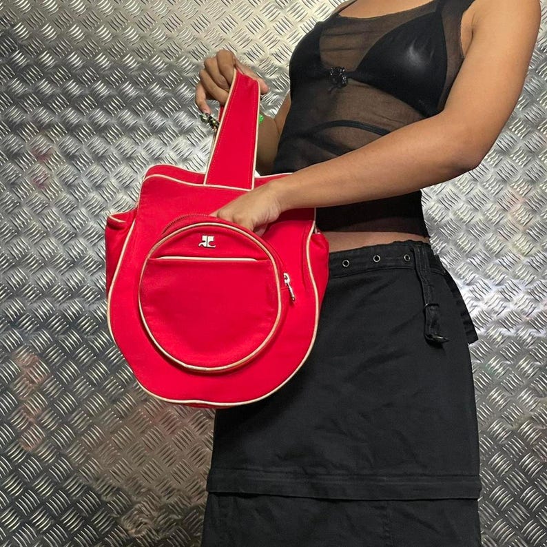 Courreges red bag image 4