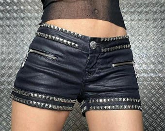 Guess Premium Waxed Studded Micro Shorts