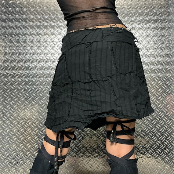 Wrap Medieval Patchwork Skirt - image 3