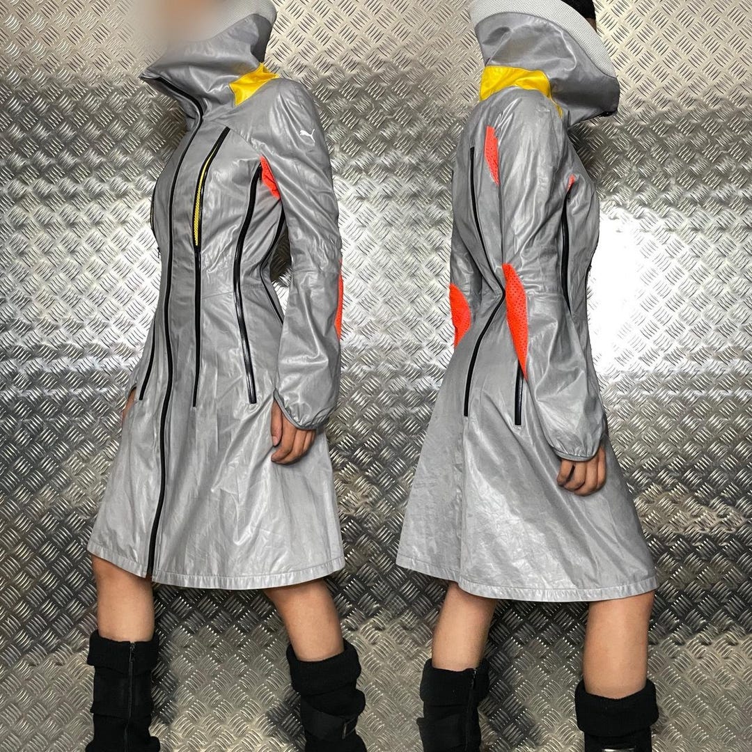 JUNYA WATANABE × PUMA zip skirt Junya Watanabe X Puma Tech Corset Jacket Dress SS2013 - Etsy