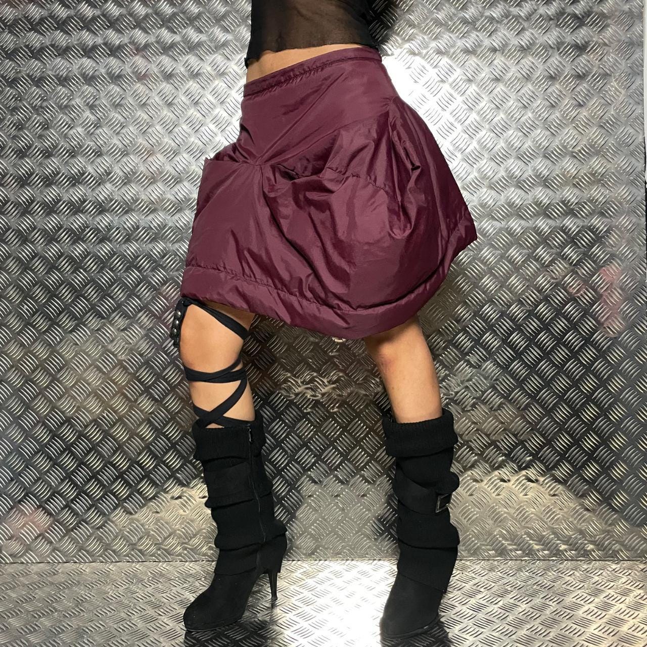 BBX様ヴィヴィアンウエストウッド　レッドレーベル　アシンメトリー　スカート　S 希少なヴィヴィアン・ウエストウッド レッドレーベルの