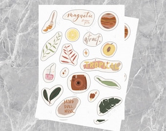 Aesthetic Stickers, Journal Planner Stickers, Decorative Stickers, Journaling, Scrapbook Stickers, Bullet Journal, Journal Stickers