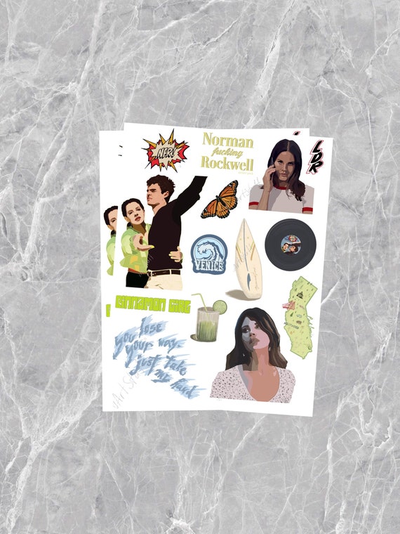 Lana Del Rey Stickers for Sale  Lana del rey, Lana del rey art, Aesthetic  stickers