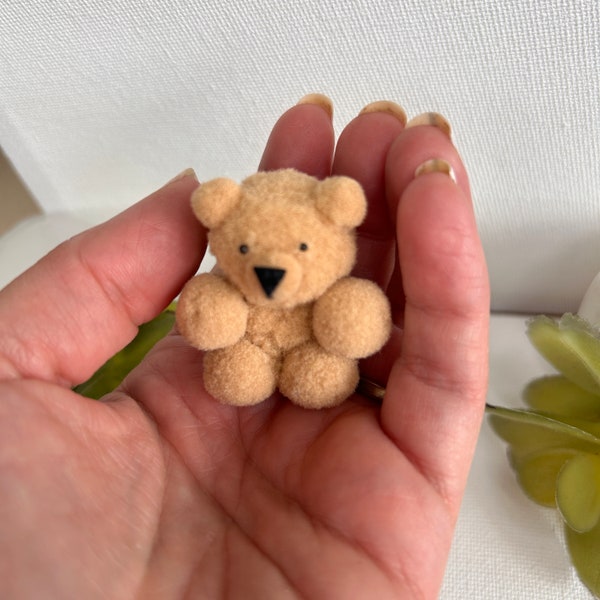 Miniature Bear Handmade 4 Different Colors to Choose From Pocket Bear Mini Bear Tiny Teddy Bear