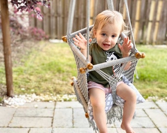 Macrame Toddler Swing