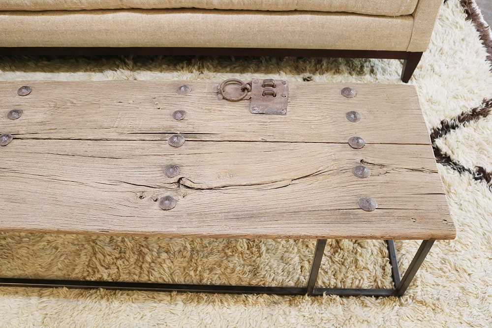 Coffee Table Made From Antique Door Etsy