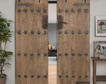 Antique Chinese Elm Courtyard Door/Gate-1