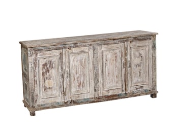 Sideboard made from Antique Indian Teakwood Architectural Elements