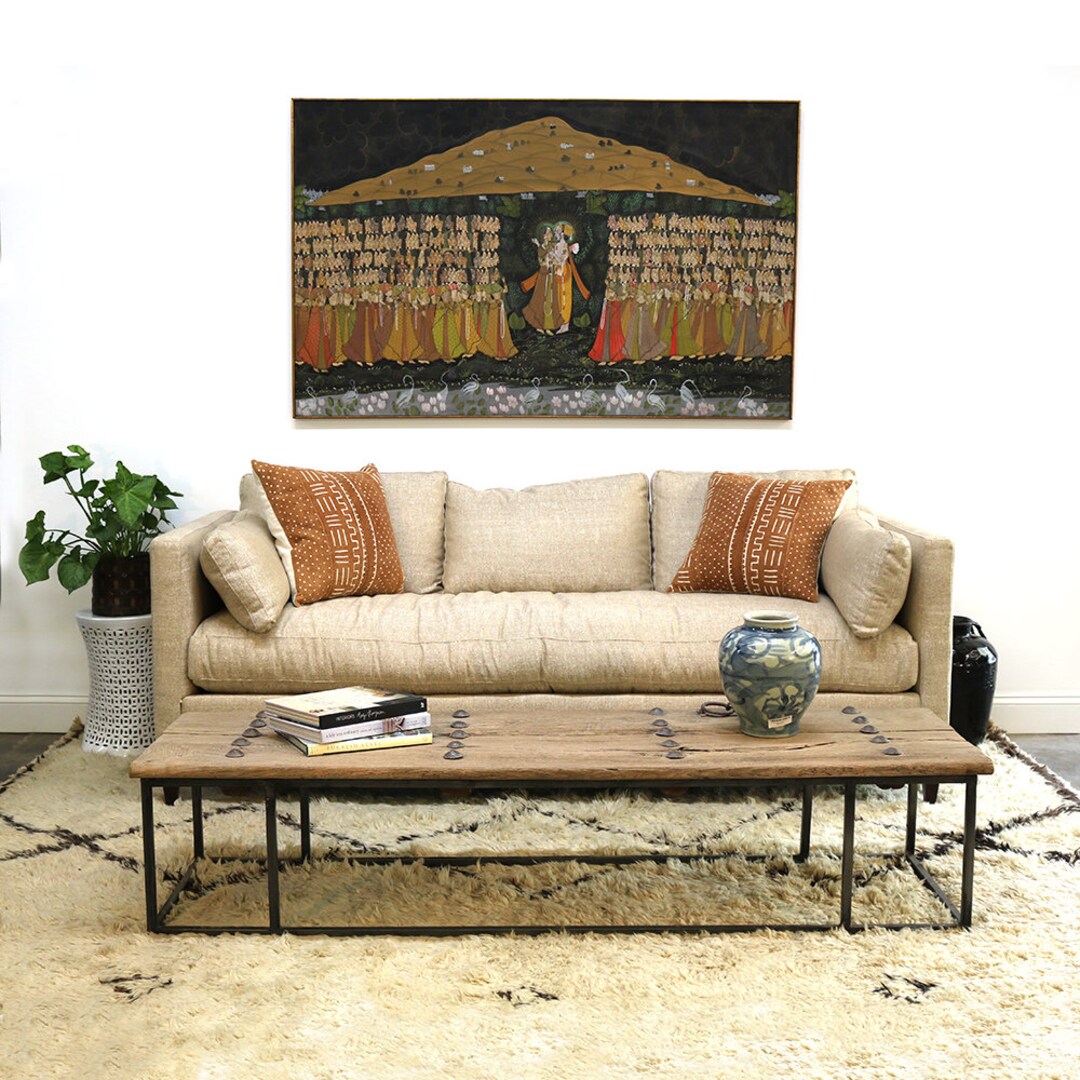 Coffee Table Made From Antique Door Etsy