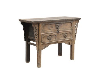 Antique Chinese Elm Shanxi Province Hall Cabinet/Altar Table
