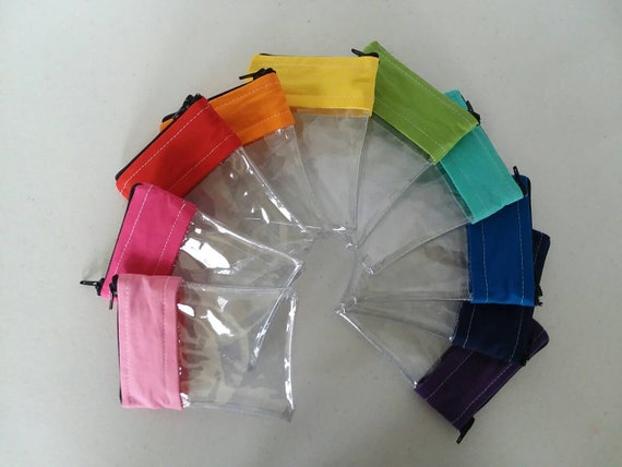 Mini Zipper Bag Small Zipper Pouch Clear Zipper Pouch Clear Bag Notions Bag Mini Notions Bag Small Zipper Bag Small Vinyl Bag Etsy