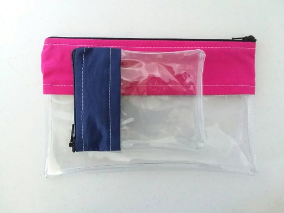 Mini Zipper Bag, Small Zipper Pouch, Clear Zipper Pouch, Clear Bag, Notions  Bag, Mini Notions Bag, Small Zipper Bag, Small Vinyl Bag 