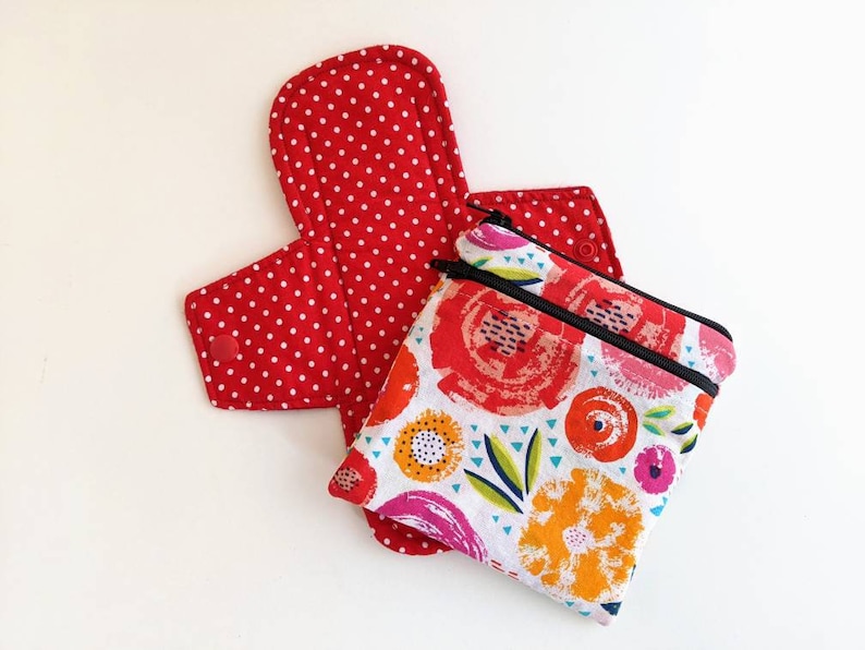 Dual Pocket Wet Bag: Waterproof Cotton Bag - Thumbnail 3