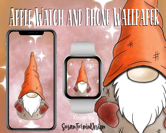 Thanksgiving Apple Watch Face and iPhone Matching Wallpaper Apple Watch Face Design in Fall Thanksgiving Theme Holiday Watch Face Theme Etsy
