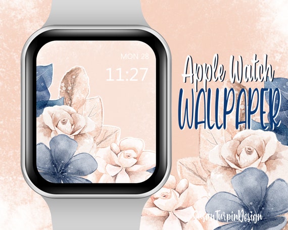 Floral Apple Watch Face Wallpaper Rose Apple Watch Face Watch Face Image Vintage Flower Wallpaper Flower Wallpapers for Apple Watch Face Etsy UK