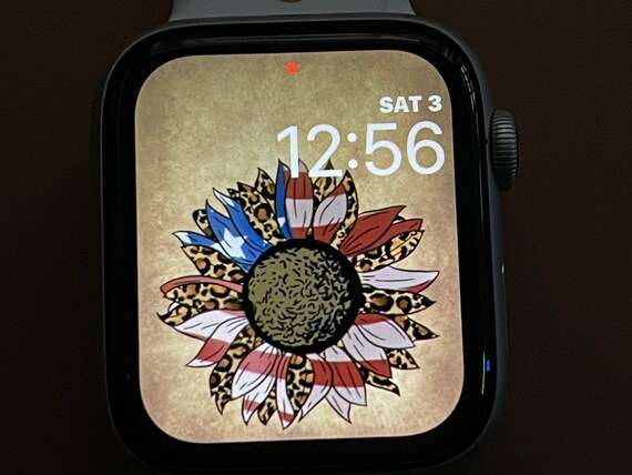 Patriotico Girasol Apple Watch Face Wallpaper 4 de julio Dia de la Independencia Fondo de pantalla patriotico Ee.UU. Fondos de pantalla para Apple