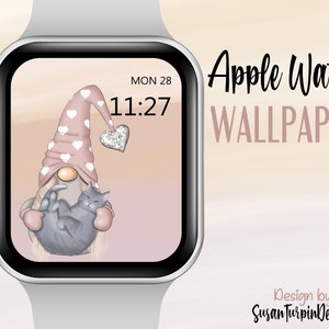 Valentine Gnome Apple Watch Face  Wallpaper, Love Gnome Apple Watch Face, Gnome Watch face, Love Wallpaper, Wallpapers for Apple Watch Face
