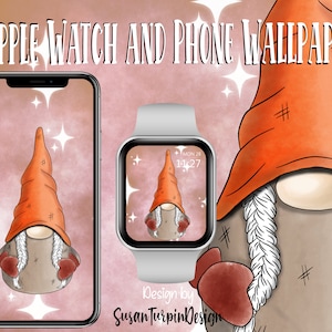 Thanksgiving Apple Watch Face and Iphone matching wallpaper, Apple Watch Face Design in Fall Thanksgiving Theme, Holiday Watch Face Theme