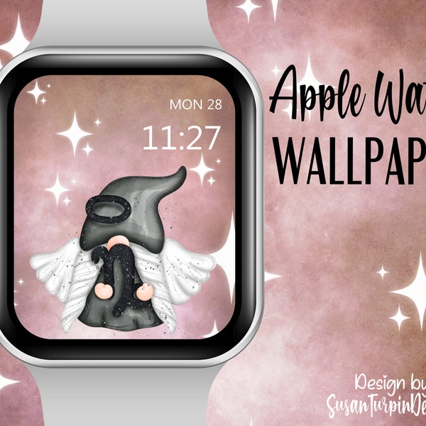 Zodiac Capricorn Apple Watch Face Wallpaper, Gnome Apple Watch Face, Watch face Image, Zodiac Wallpaper, Gnome Wallpapers for Apple Watch