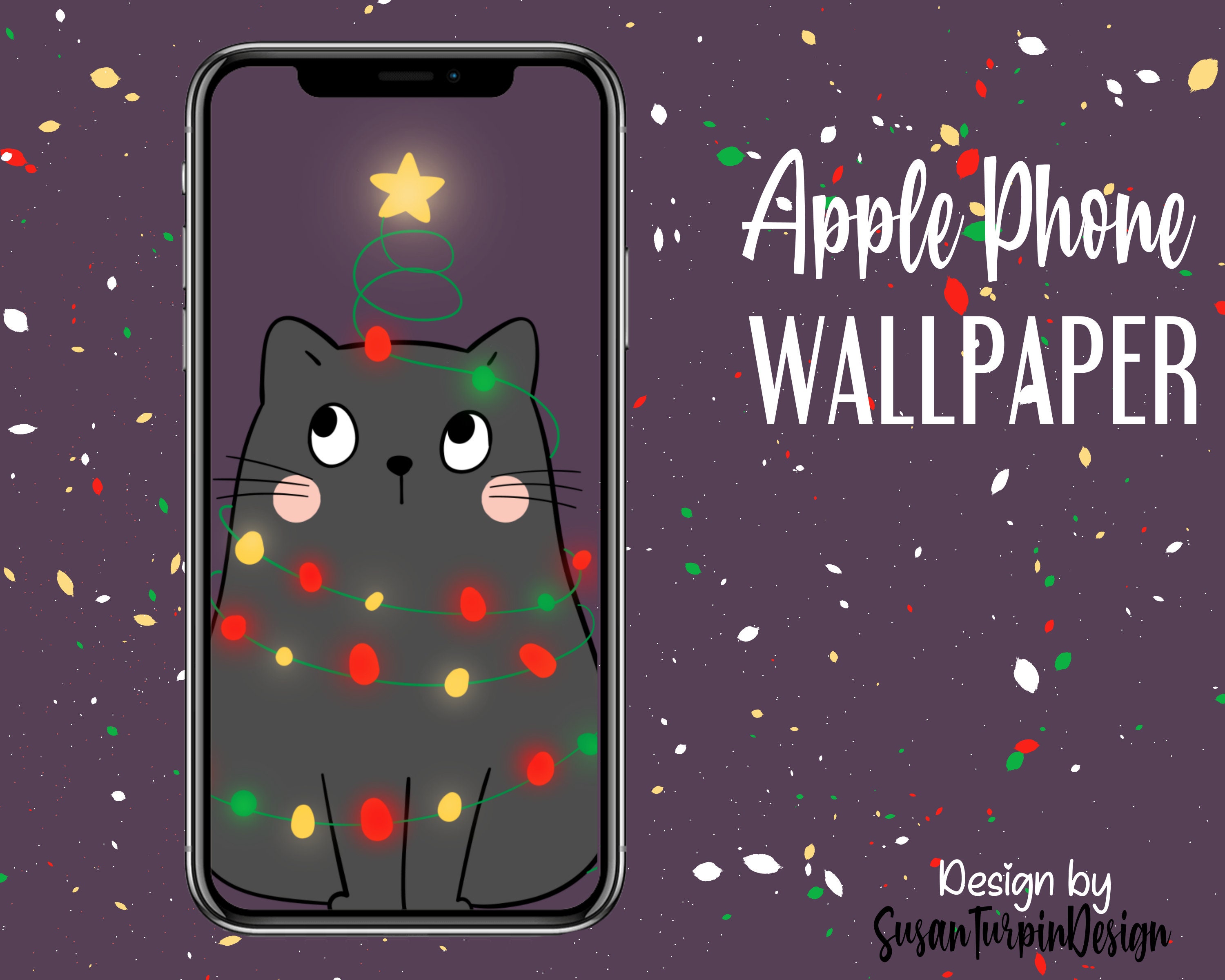 Apple Watch Face and iPhone Wallpaper iPhone Winter | Etsy