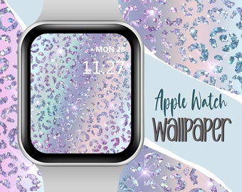 Diamond Leopard Apple Watch Wallpaper (Digital Download)