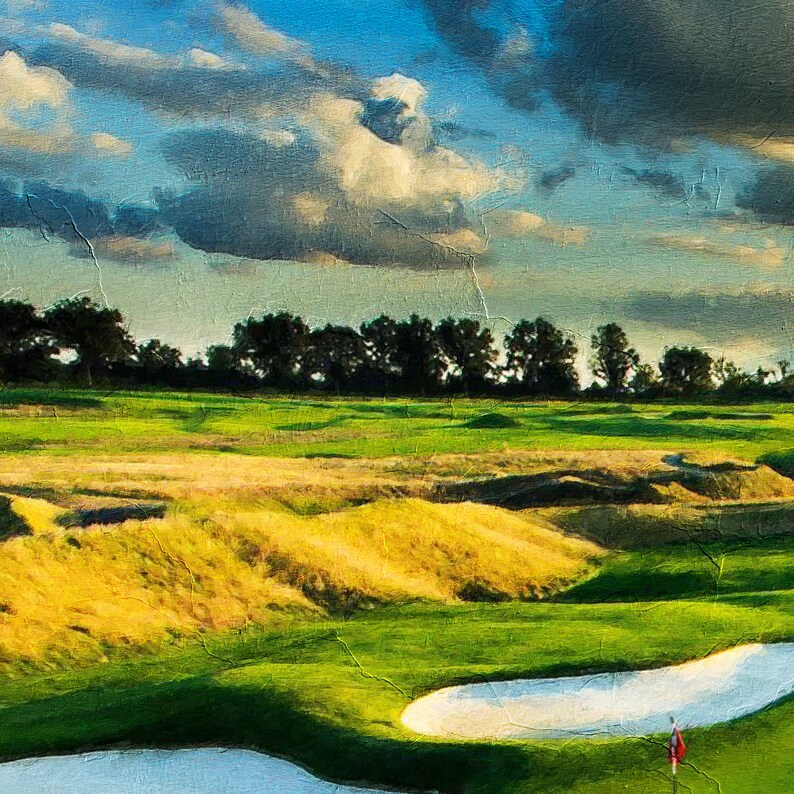 Oakmont Art Print Golf Course Print Golf Course Map Golf Etsy