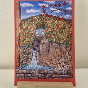 Linville Falls Set of 5 Postcards