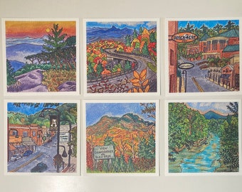 5x5s Set of Six Mini Prints