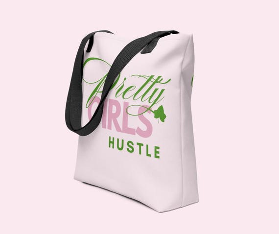 プリティガールズシリーズ + ピンクのトートバッグ + HUSTLE - Etsy 日本