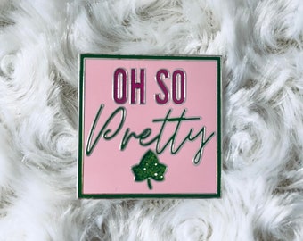 Pretty, Oh So Pretty Enamel Lapel Pin
