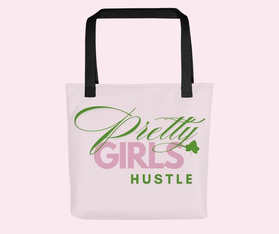 プリティガールズシリーズ + ピンクのトートバッグ + HUSTLE - Etsy 日本