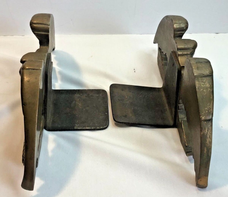 Vintage American Bald Eagle Cast Iron Bookends Arrows Talons Spread Wings Heavy Etsy