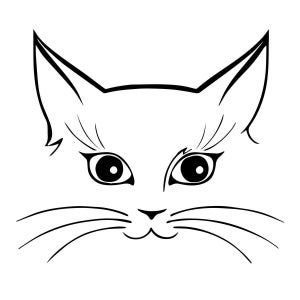 Download Cat Face Svg Pdf Png And Dxf Files Etsy