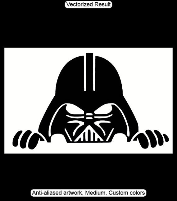 Download Peeking Darth Vader Star Wars Star Wars Svg Star Wars Clip Etsy