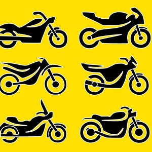 motorcycle svg, silhouette cut files,vector files for cricut,
