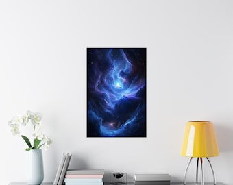 Vórtice celestial: póster mate de primera calidad / Remolino cósmico