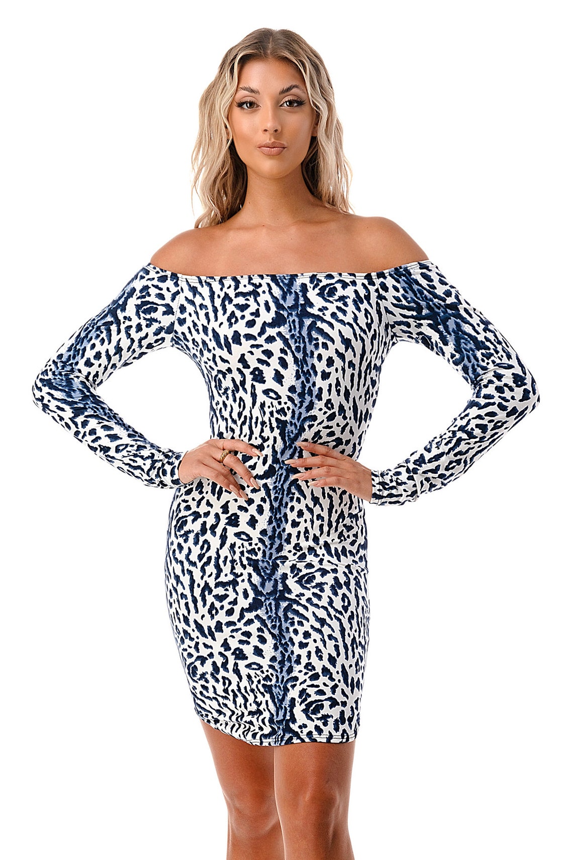 leopard dress tight