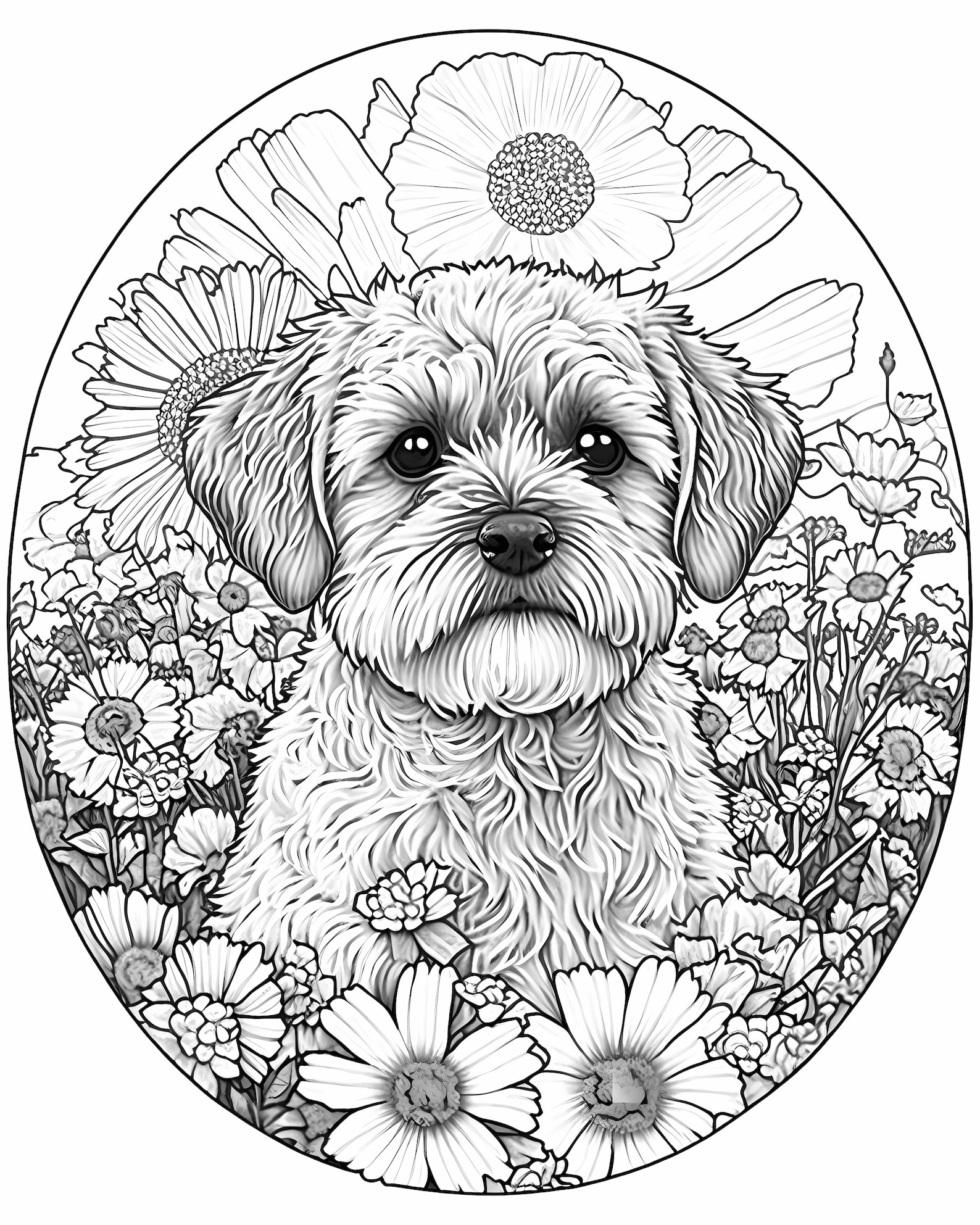 printable-digital-coloring-book-for-kids-and-adults-animal-greyscale