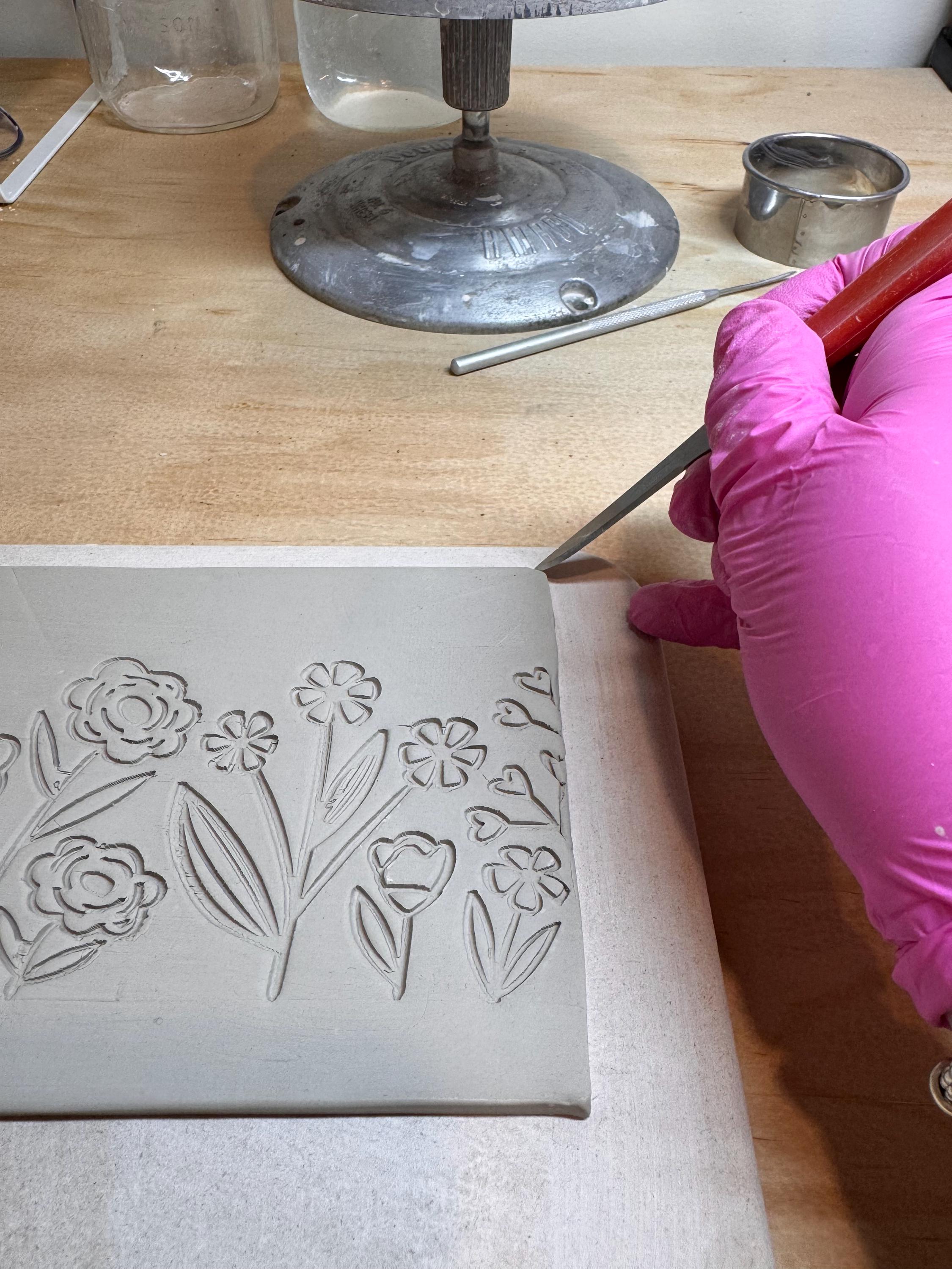 Pottery Template - Flower Frog Vase: Hand Building DIY (PDF Pattern ...