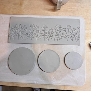 Pottery Template - Flower Frog Vase: Hand Building DIY (PDF Pattern ...