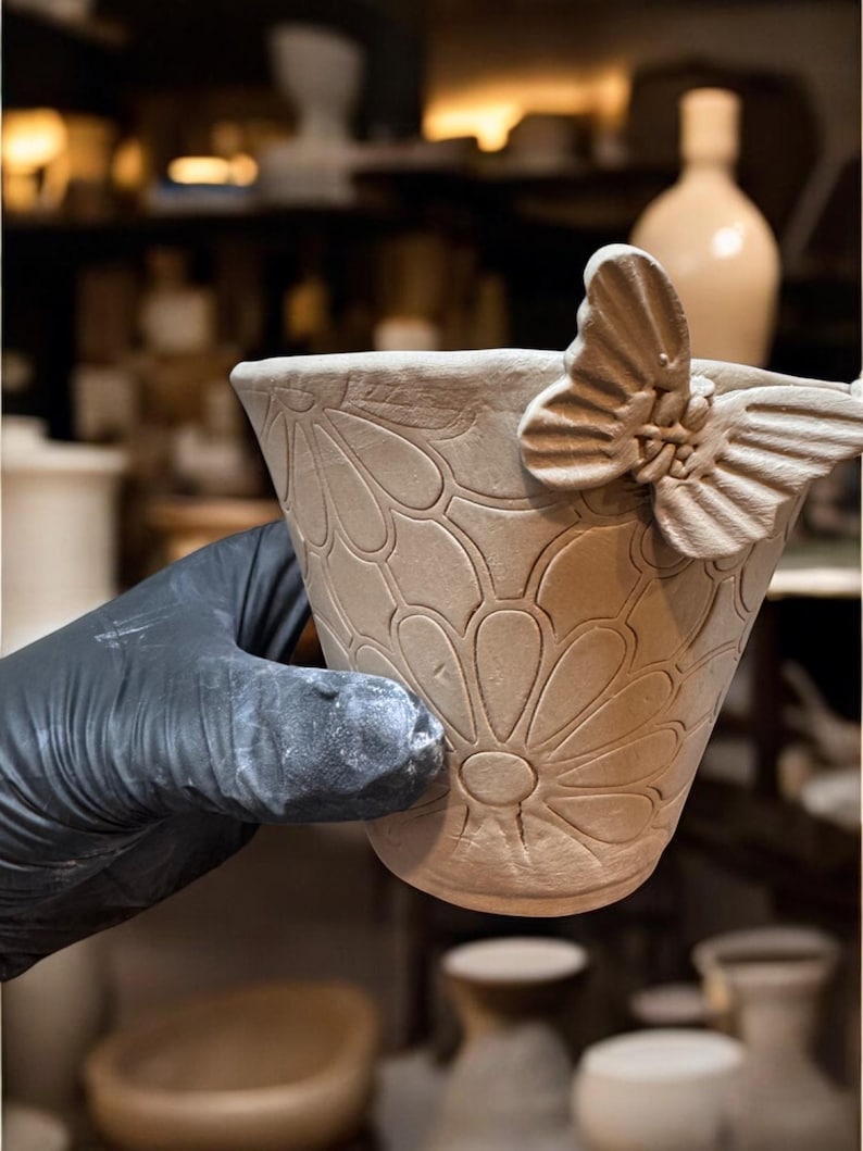 Pottery Template Flower Frog Vase: Hand Building Slab Pottery (PDF ...
