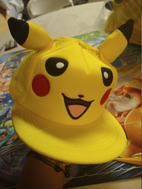 Pokemon Pikachu Snapback Hat - Etsy 