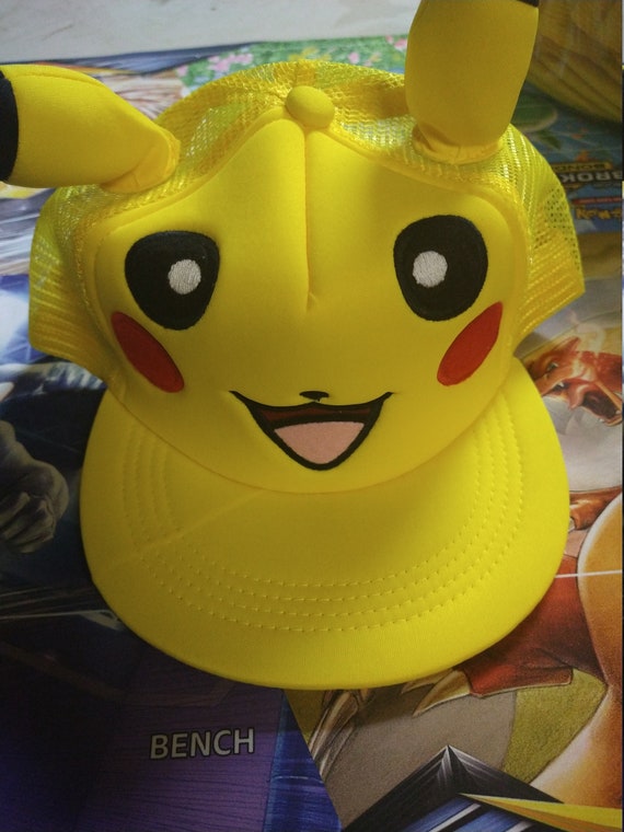 Pokemon Pikachu Snapback Hat - Etsy 