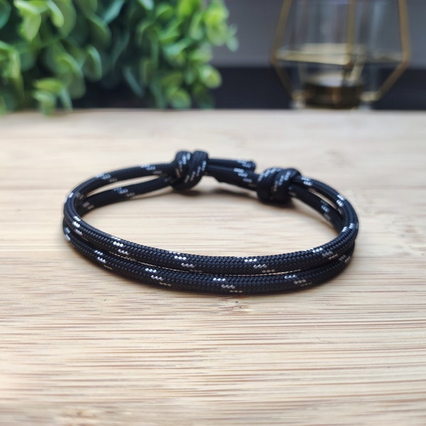 Pulsera Surf Balance Paracord Minimalista, Pulsera de la Amistad, Surfista, Cuerda de Vela, Regalo, Impermeable