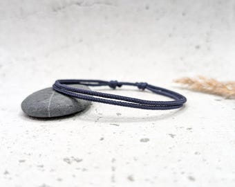 Surfbalance Feines Armband aus Segeltau, Minimalistisch, Paracord, Freundschaftsarmband, Surfer, Geschenk, Wasserfest